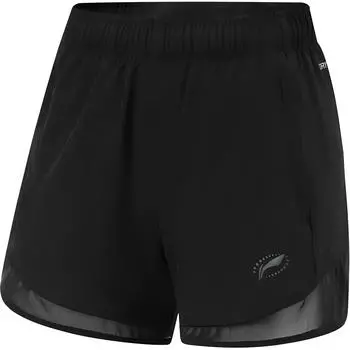 Li Ning Color Block Mid Rise Breathable Universal Loose Fit Sports Shorts Women Shorts Black AKSU340-5 L