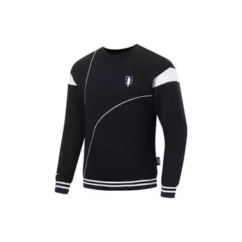Li Ning Color Block пуловер толстовка унисекс толстовки черный AWDT649-1 XL