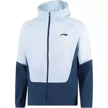 Li-Ning Color Block Zipper Hooded Versatile Casual Sports Jacket Men jackets AFDV251-10 S