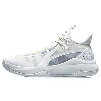 Li Ning Combat Low прочные дышащие нескользящие амортизирующие поддерживающие низкие баскетбольные кроссовки мужские кроссовки Off-White серые ABPR027-2 43