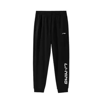 Li-Ning Comfortable Breathable Mid-Fit Jogger Pants Men bottoms Black AKLT993 L
