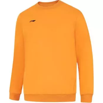 Li-Ning Comfortable Casual Solid Color Hoodie Men hoodies Orange AWDUB25-6 L