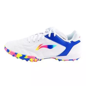 Li-Ning Comfortable Fashion TF Soft Ground Hard Ground Artificial Grass Shock Absorbing Non-Slip Wear-Resistant Soccer Shoes YSTU057-4 36
