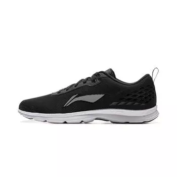 Li-Ning Comfortable Fashion Trendy Shock Absorbing Non-Slip Wear-Resistant Low-Top Casual Running Shoes Men sneaker Black ARSV073-1 41