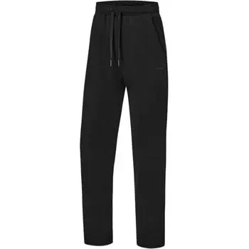 Li-Ning Comfortable Fleece Lined Loose Fit Casual Knit Sports Pants Women Bottoms Black AKLTA36-1 S