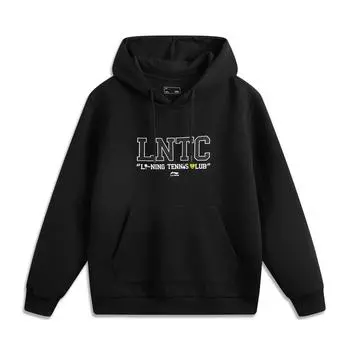 Li-Ning Comfortable Letter Casual Hoodie Men hoodies Black AWDV141-4 S