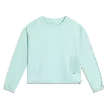 Li-Ning Comfortable Lightweight Simple Solid Color Loose Quick-Dry Long Sleeve T-Shirt Women tops ATLV282-2 S