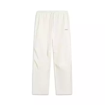 Li-Ning Comfortable Loose Breathable Casual Pants Women bottoms Off-White AKLV270-2 M