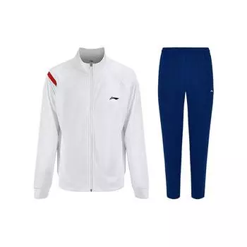 Li-Ning Comfortable Moisture-Wicking Breathable Jacket And Pants Casual Sports Set Unisex Sportswear AWET025-1 S