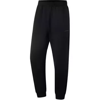 Li-Ning Comfortable Simple Cuffed Versatile Mid-Rise Casual Pants Men bottoms Black AKLV059-1 XL