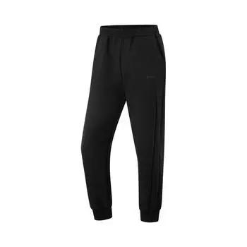 Li-Ning Comfortable Simple Versatile Casual Pants Women bottoms Black AYKU924-1 M