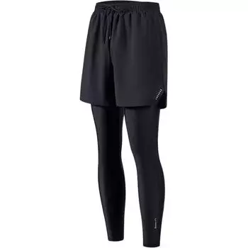 Li-Ning Comfortable Simple Versatile Sports Mid-Waist Long Pants Beach Pants Men Pants Black LNKW007-1 M