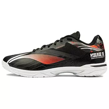 Li-Ning Comfortable Trendy Non-Slip Wear-Resistant Low-Top Badminton Shoes Unisex Shoes Black AYZU021-3 42