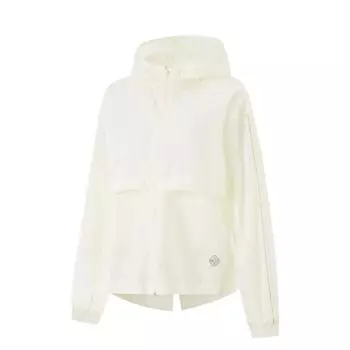 Li-Ning Comfortable Versatile Hooded UV Protection Sun Protection Clothing Women Outerwear Off-White AFDU896-1 L