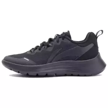 Li-Ning Comfortable Versatile Non-Slip Durable Low-Top Running Shoes Women Sneakers Black ARSU114-1 36