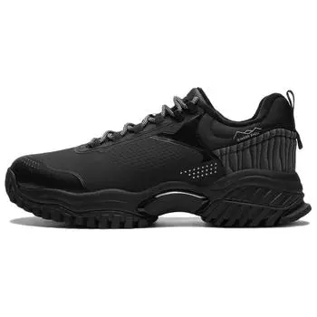 Li-Ning Comfortable Versatile Trendy Durable Warm Low-Top Casual Shoes Men sneakers Black AGLU247-1 41