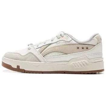 Li Ning Common 80s Classic Fashion Retro Универсальные Толстые Подошвы Удобные Нескользящие Износостойкие Низкие Кроссовки Для Скейтбординга Мужские Кроссовки AGCV023-4 41