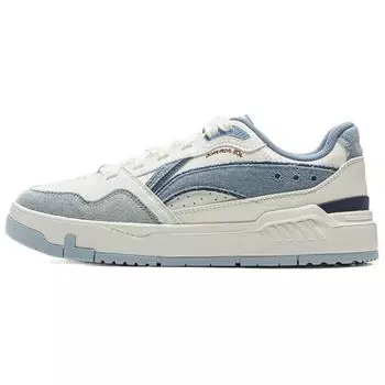 Li Ning Common 80s Классическая Мода Ретро Универсальные Толстая Подошва Увеличение Роста Удобные Нескользящие Износостойкие Низкие Кеды AGCV024-5 35