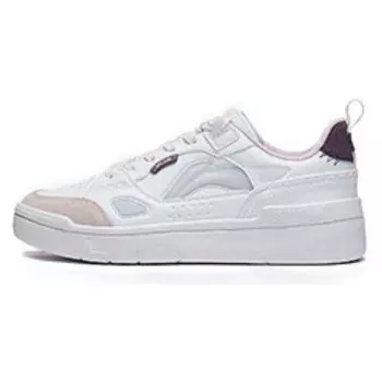 Li Ning Common 80s модные удобные универсальные нескользящие износостойкие низкие кроссовки для скейтбординга женские кроссовки Off-White AGCT228-2 35