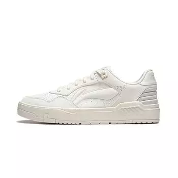 Li Ning Common 80s Мягкая подошва с толстым отскоком, увеличивающая высоту, удобная, универсальная, нескользящая, износостойкая, с низким верхом, для скейтбординга, мужские кроссовки AGCU087-4 41