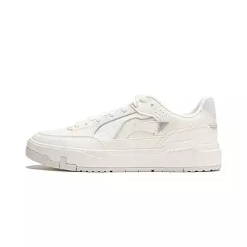 Li Ning Common 80s удобные шнурованные толстые подошвы увеличивающие рост нескользящие амортизирующие низкие кроссовки для скейтбординга мужские кроссовки Off-White AGCU055-1 40