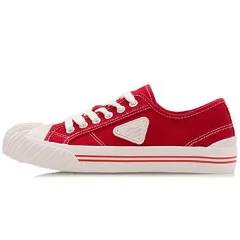Li Ning Cookie Classic Повседневные кроссовки Женские кроссовки Белый Красный AGCQ256-4 37