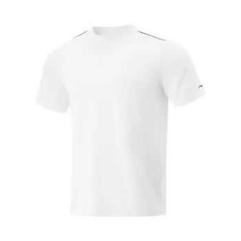 Li Ning Cool Tea T Повседневная спортивная универсальная удобная дышащая футболка с коротким рукавом Мужские футболки Стандарт-белый ATSV509-1 S
