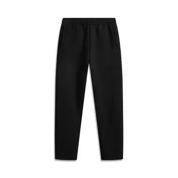Li Ning Daily Prosperity Series CNY Birth Year Casual Universal со средней талией трикотажные спортивные брюки женские брюки черные AKLV104-1 M