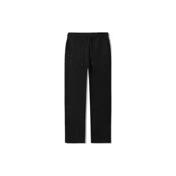 Li Ning Daily Prosperity Series прямые свободные повседневные брюки женские низы черные AKLU230-3 S