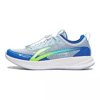 Li Ning Детские кроссовки Feiyun 2.0 с низким верхом, противоскользящие, амортизирующие, для бега, детские кроссовки, синие YKFU014-7 39