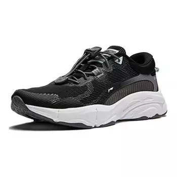 Li Ning Детские универсальные удобные нескользящие амортизирующие повседневные кроссовки Детские повседневные кроссовки Черно-белые YKCU068-5 31