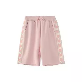 Li-Ning Совместные бренды Disney, спортивная модная серия, повседневные шорты с принтом Микки, мужские брюки AKSR531-4 L