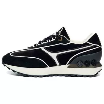Li-Ning Disney X 1990 Zhenrong Non-Slip Wear-Resistant Low-Top Casual Shoes Women sneaker Black ALFR154-1 37