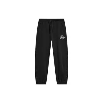 Li-Ning Длинные брюки со шнуровкой и манжетами, повседневные брюки, мужские низы AKLTB17-3 M