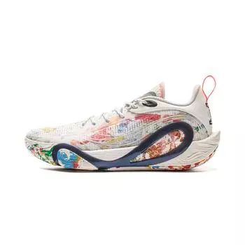 Li-Ning DLO1 Canvas Men Sneakers Cream Beige Multi-Color ABPV009-3 45