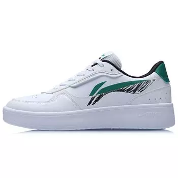 Li-Ning Doda легкие повседневные нескользящие износостойкие низкие кроссовки для скейтбординга мужские кроссовки белые зеленые AGCR197-3 39