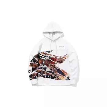 Li-Ning Dunhuang Museum Co-Branded CF Trace Series Pullover Hoodie Unisex Tops AWDQ676-1
