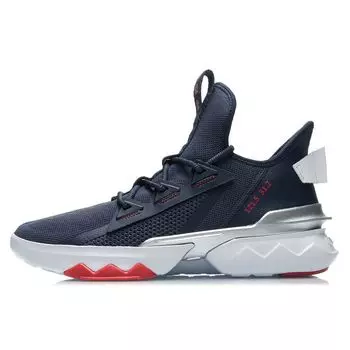 Li-Ning Durable Breathable Low-Top Running Shoes Men Sneakers Blue AGLQ073-4 42