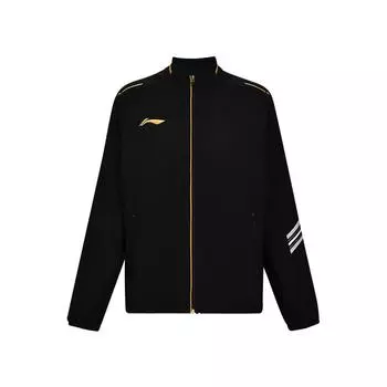 Li-Ning Дышащая легкая впитывающая пот куртка унисекс куртки черные AWYU001-1 M