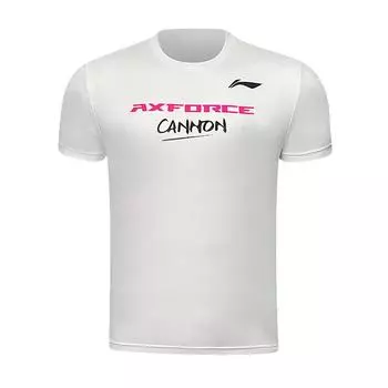 Li-Ning дышащая удобная быстросохнущая одежда для бадминтона унисекс спортивная одежда белая AHST79-2 XXL