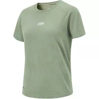 Li-Ning Дышащая Универсальная Футболка с Буквами, Круглым Вырезом и Коротким Рукавом Женские Топы Светло-Зеленый ATSV092-3 S