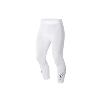 Li-Ning Джерси CBA All-Star Game 2022 года, баскетбольная серия CBA, эластичные обтягивающие трикотажные спортивные брюки, мужские низы, белые AUQS091-1 M