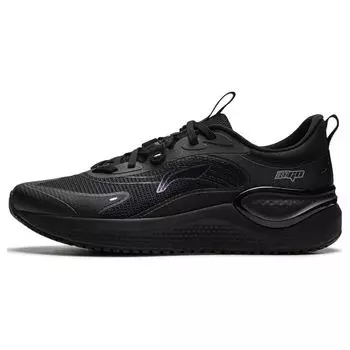 Li Ning Easy Adapt V2 Мягкие эластичные дышащие амортизирующие прочные низкие кроссовки для бега женские кроссовки черные ARSU002-6 35