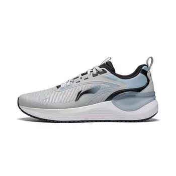 Li Ning Easy Adapt V2 Мягкие амортизирующие кроссовки с дышащей подошвой, мужские кроссовки серо-синего цвета ARSU001-5 43