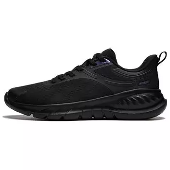 Li Ning Easy Flex V2 Мягкие упругие амортизирующие прочные дышащие низкие кроссовки для бега женские кроссовки черные ARSU006-4 35