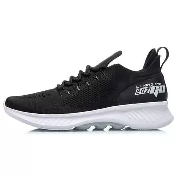 Li Ning Eazgo Ткань Амортизирующая Дышащая Легкая Низкая Повседневная Обувь Мужская Обувь Черный AREQ041-4 41
