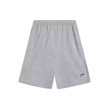 Li-Ning Свободные спортивные шорты с вышитым логотипом, мужские, цветочные, серые AKST745-2 M