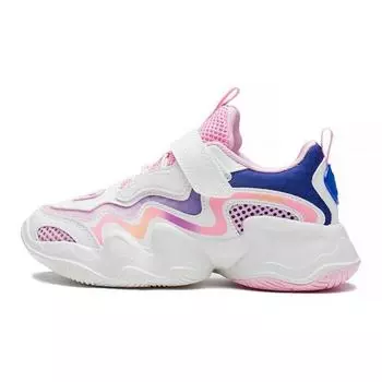 Li Ning Evo Удобная универсальная детская повседневная обувь Детская повседневная обувь Белый Розовый YKCS050-2 31