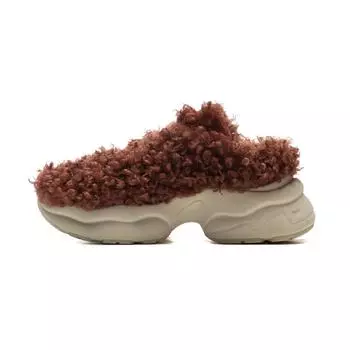 Li Ning Fabric Bubble Gum Fashion Universal Fleece Non-Slip Wear Stylisted Low Top Casual Shoes Women Casual Shoes Chestnut-Brown AGCU552-2 37