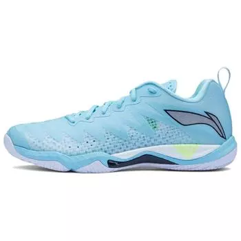 Li Ning Falcon Модные универсальные модные нескользящие износостойкие дышащие кроссовки для бадминтона с низким верхом унисекс синие AYAU007-4 37
